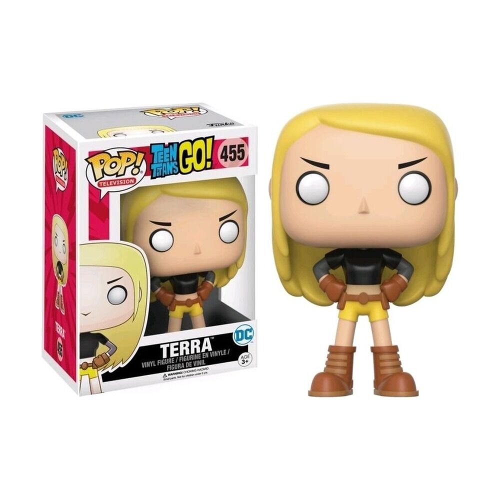 Funko pop! dc - teen titans go - figura terra exclusiva