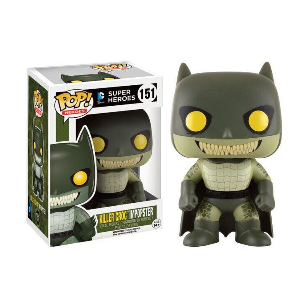 Funko pop! dc cómics - batman vs villanos - killer croc impopster