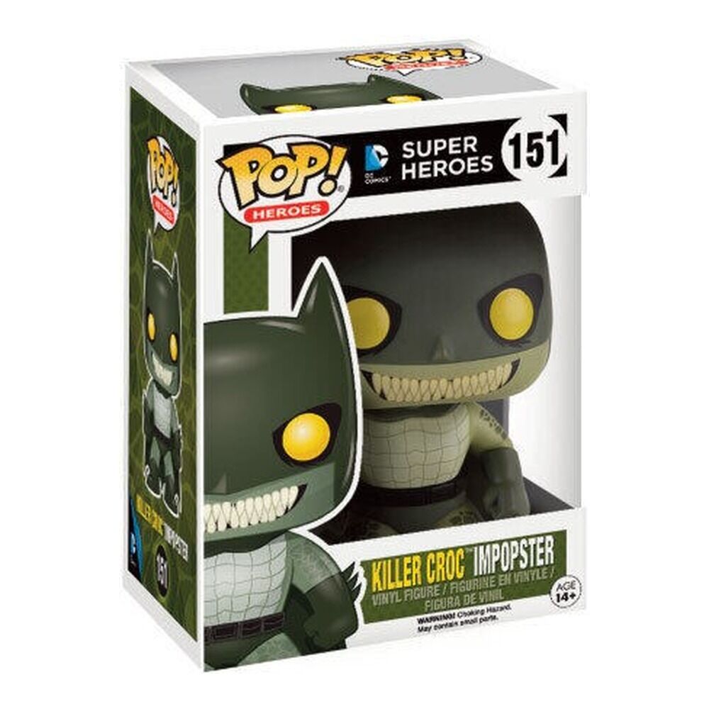 Funko pop! dc cómics - batman vs villanos - killer croc impopster