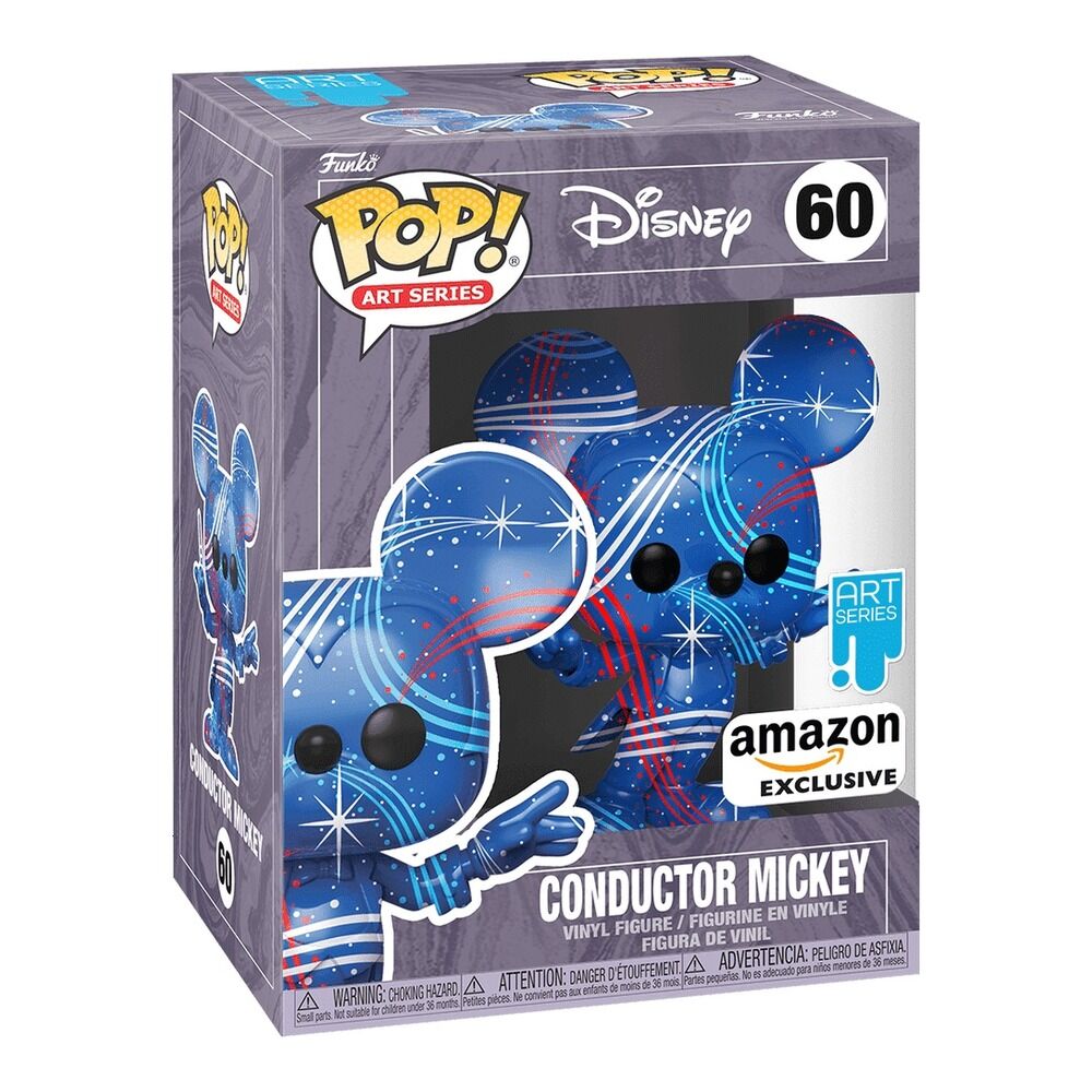 Funko pop! art series disney - mickey director de orquesta con caja protectora exclusivo