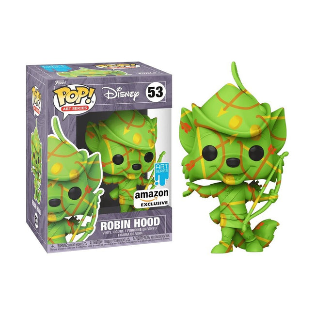 Funko pop! art series disney - robin hood exclusivo + caja protectora Hover Image