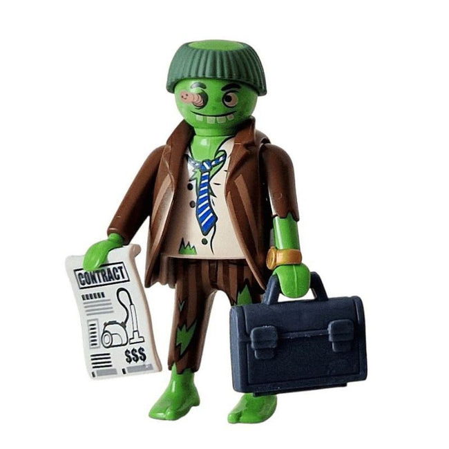 Zombie oficinista - playmobil sobres sorpresa serie 30 nios Hover Image