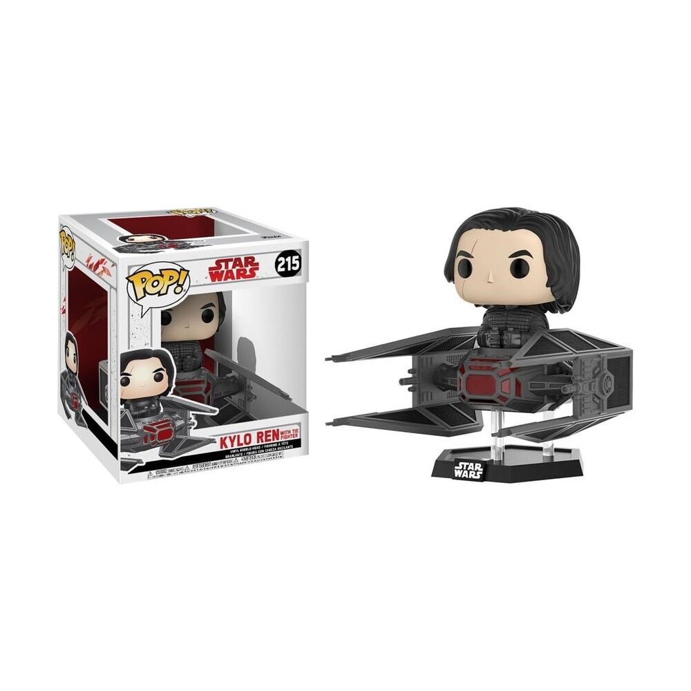 Funko pop! deluxe star wars - kylo ren con tie fighter