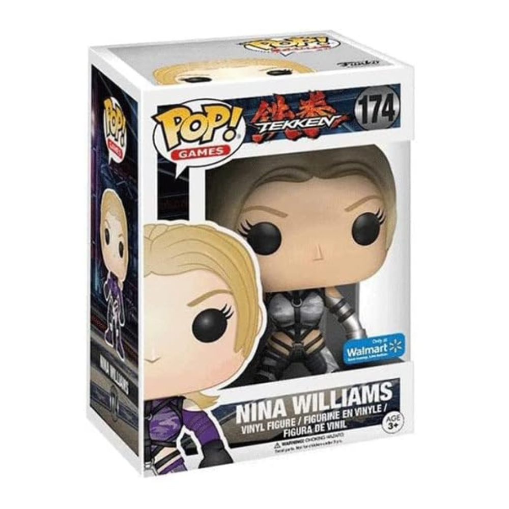 Funko pop! tekken - nina williams con traje plateado