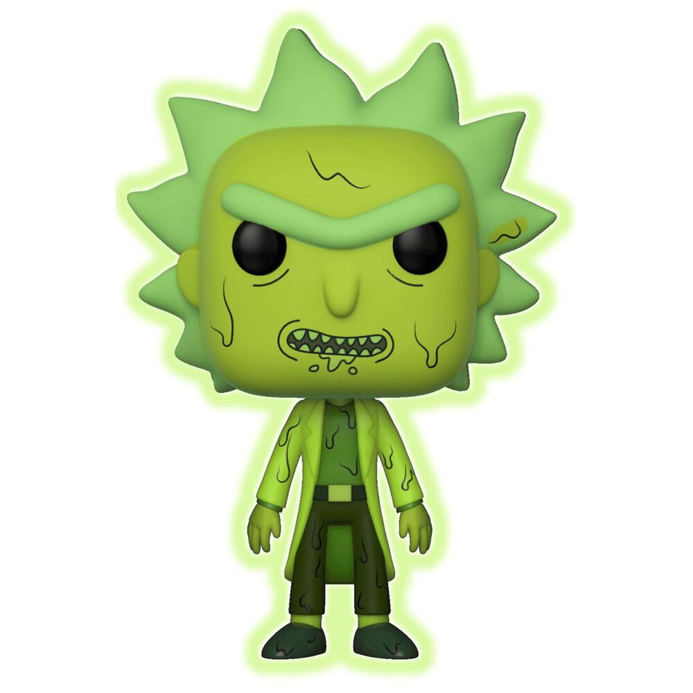 Funko pop! rick y morty - toxic rick (brilla en la oscuridad) exclusivo