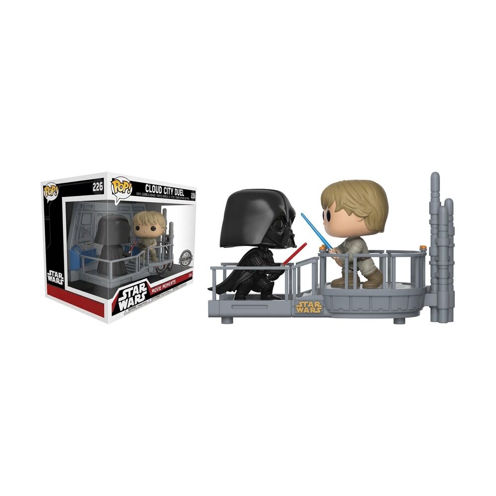 Funko pop! moments star wars - darth vader y luke (exclusivo)
