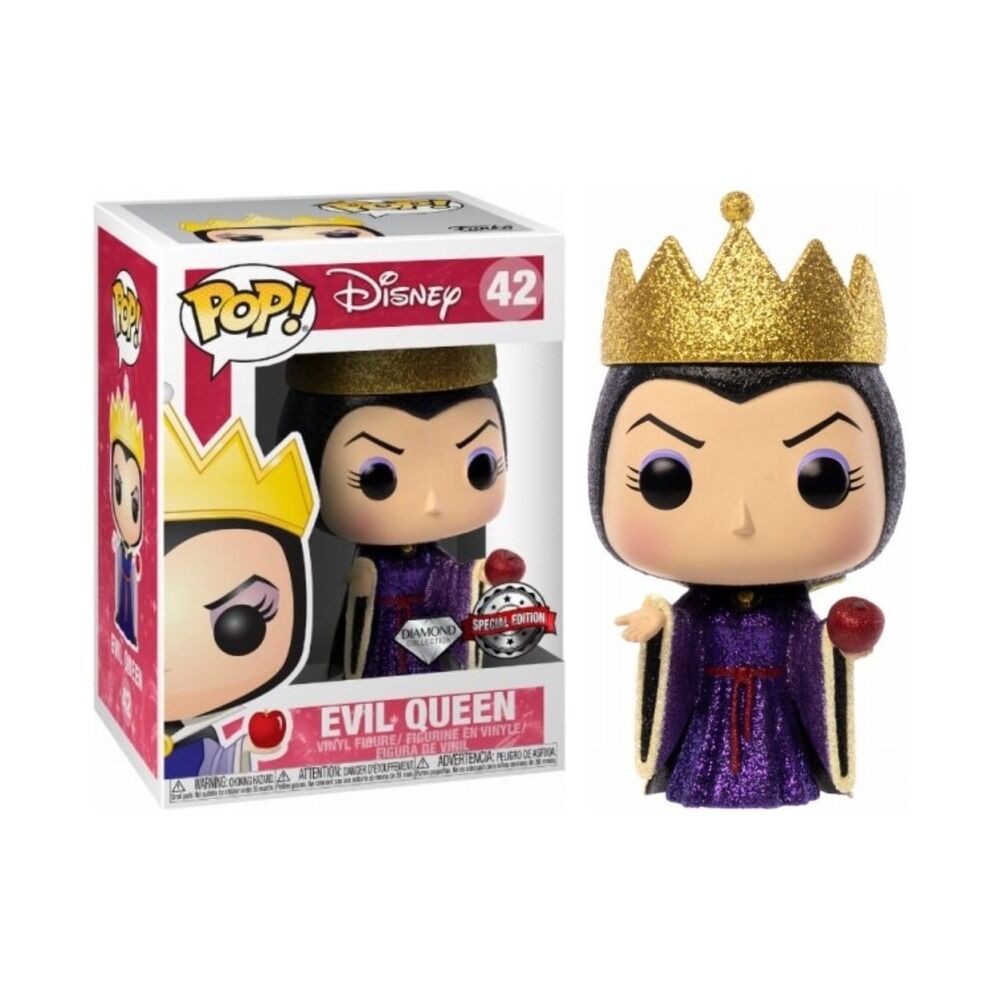 Funko pop! disney - reina malvada (purpurina) exclusivo