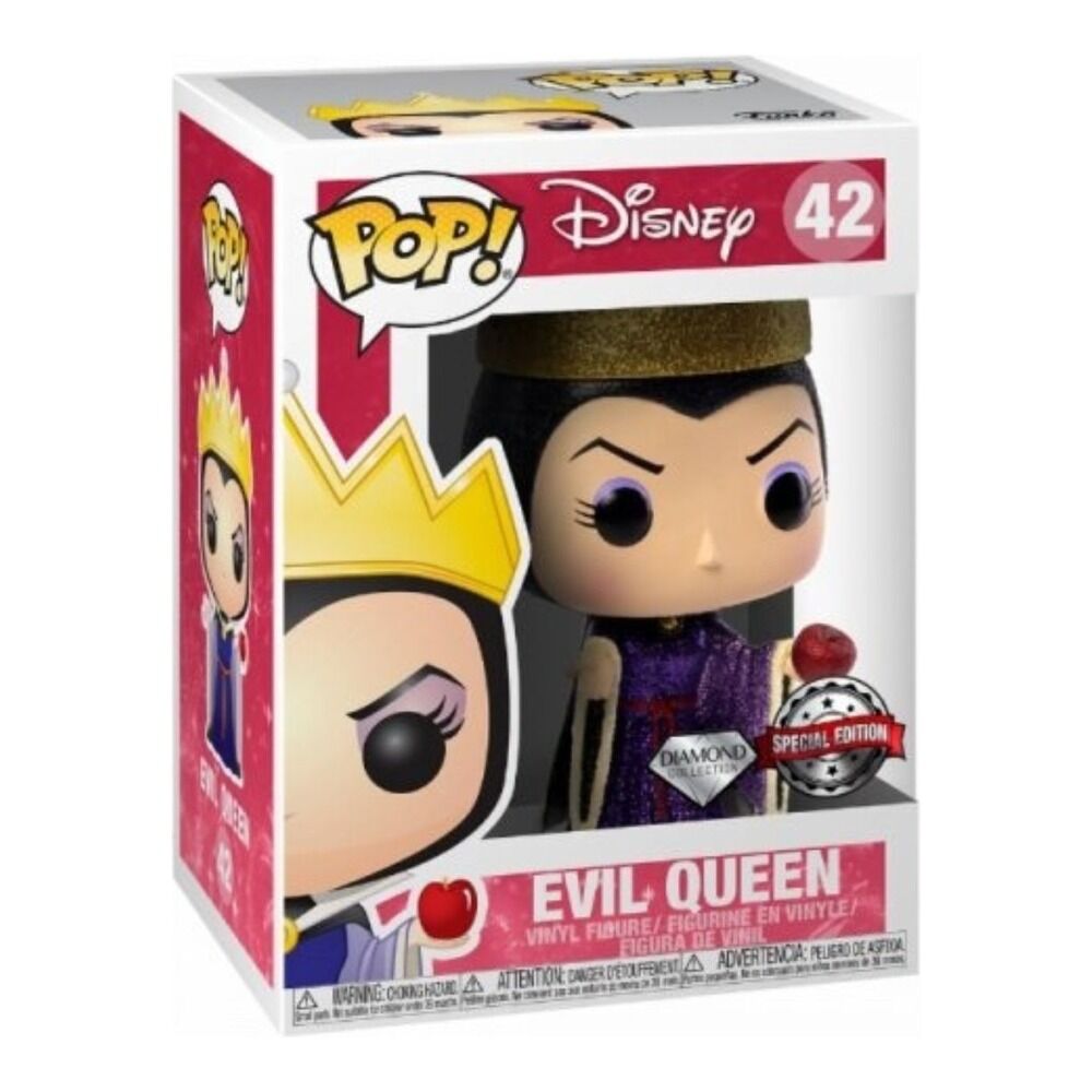 Funko pop! disney - reina malvada (purpurina) exclusivo