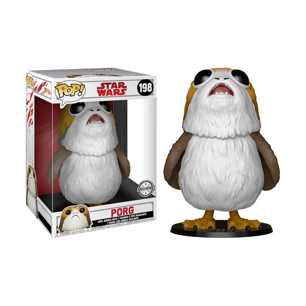 Funko pop! star wars - porg grande 25 cm exclusivo