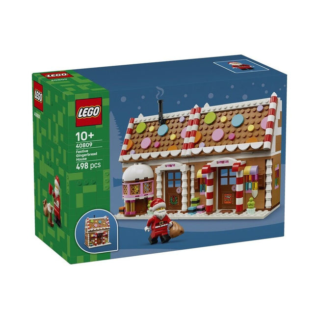 Lego seasonal - casa de galleta de jengibre festiva Hover Image