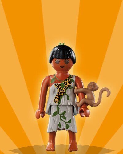 Playmobil 5158-5 sobre sorpresa serie 2 nias - mujer de la jungla