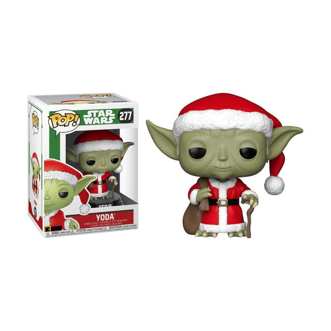 Funko pop! star wars holidays - santa yoda Hover Image