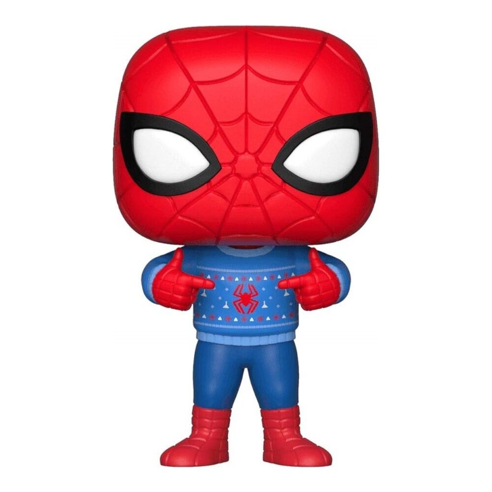 Funko pop! marvel navidad - spider-man con suéter