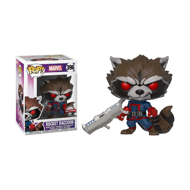 Funko pop! marvel guardianes de la galaxia - rocket raccoon (clásico) - exclusivo Hover Image