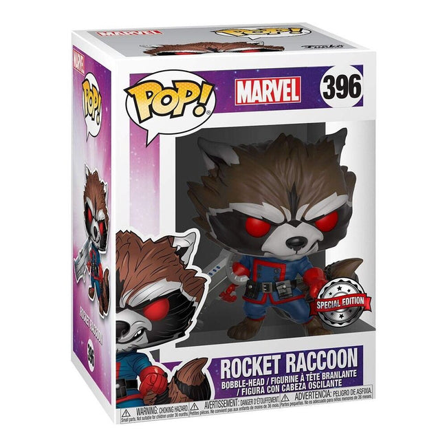 Funko pop! marvel guardianes de la galaxia - rocket raccoon (clásico) - exclusivo Main Image