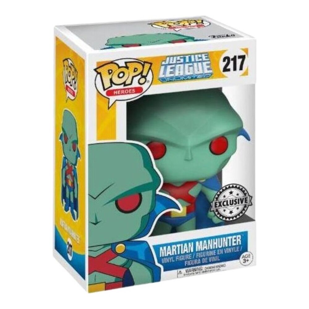 Funko pop! dc liga de la justicia - martian manhunter exclusivo
