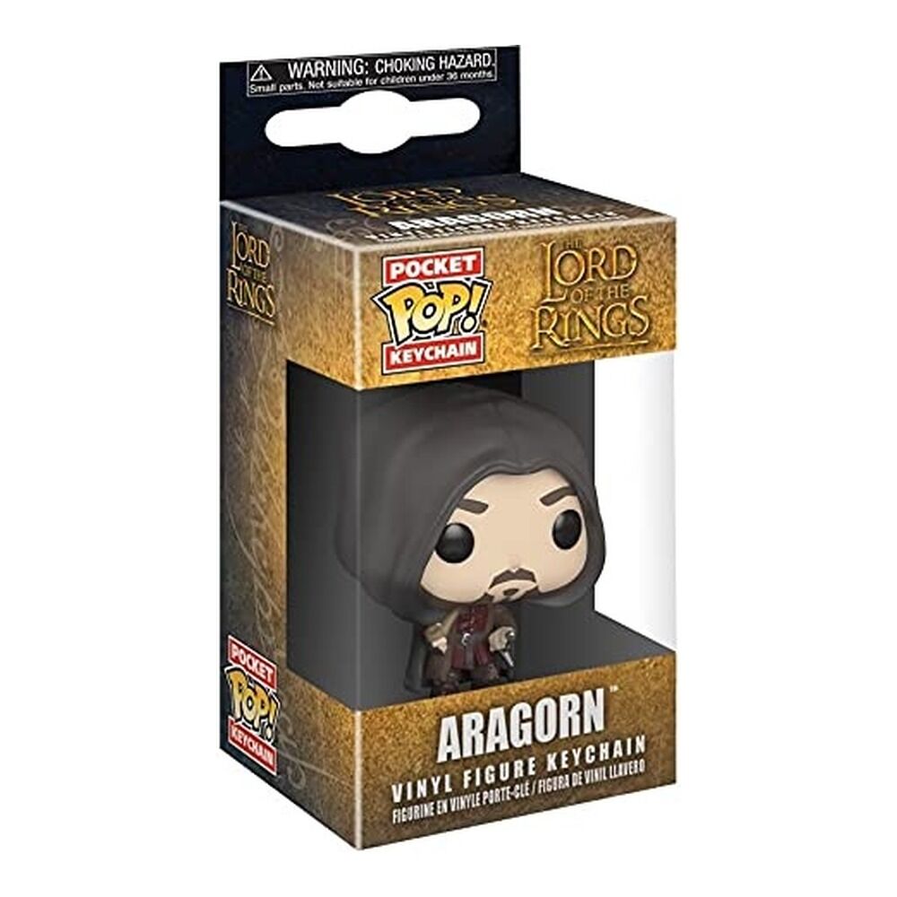 Funko pocket pop! keychain el seor de los anillos - aragorn