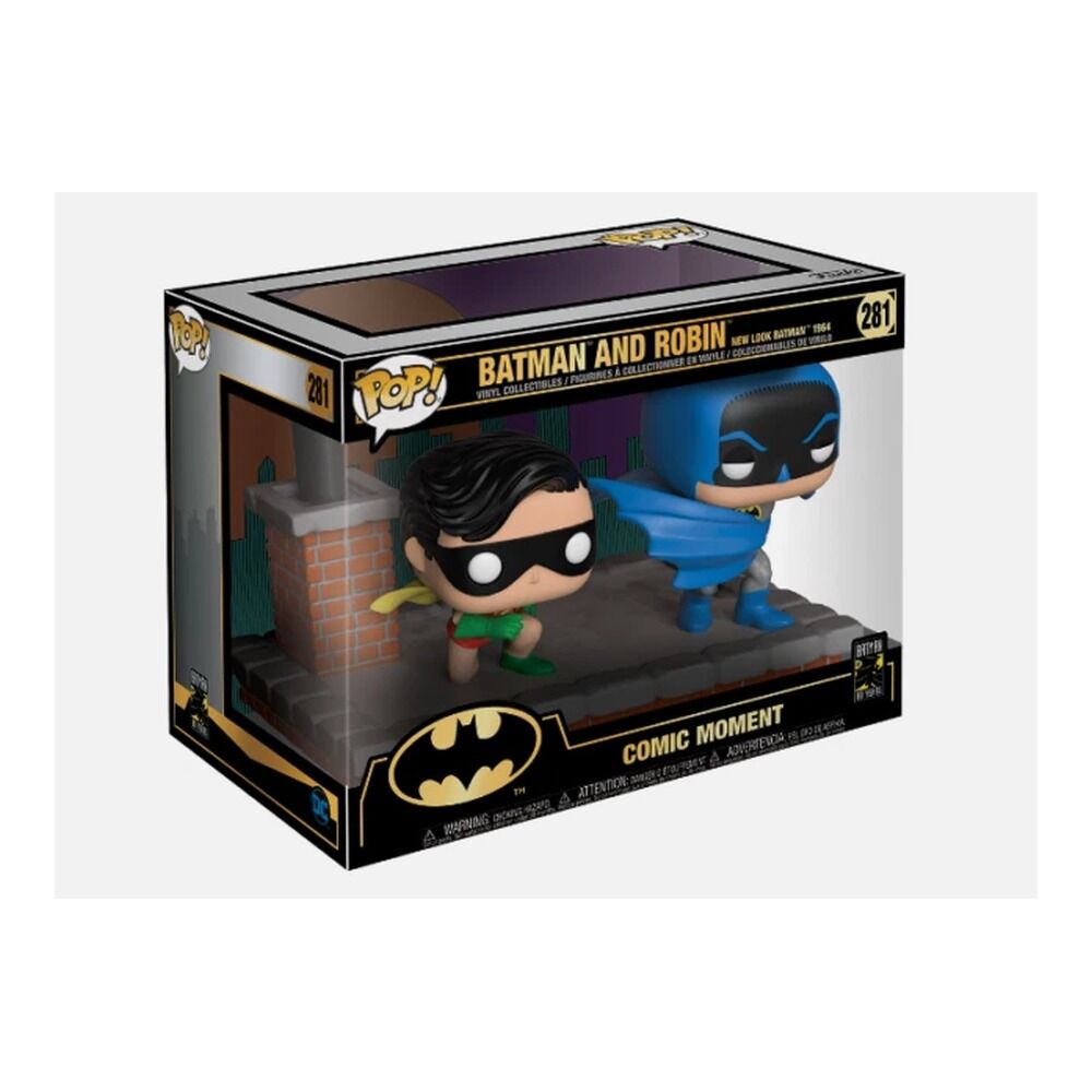 Funko movie moments pop! dc batman 80th - batman y robin 1964