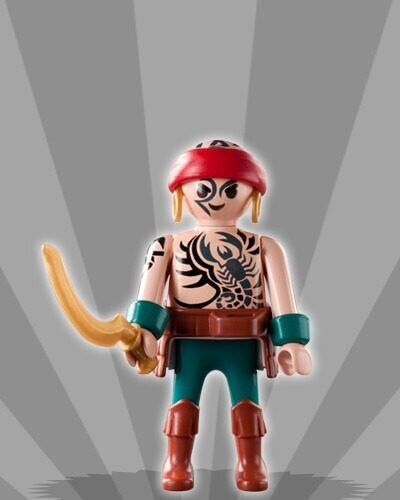 Playmobil 5243-11 sobre sorpresa serie 3 nios - pirata escorpion