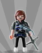Playmobil 5243-6 sobre sorpresa serie 3 nios - cantante justin bieber