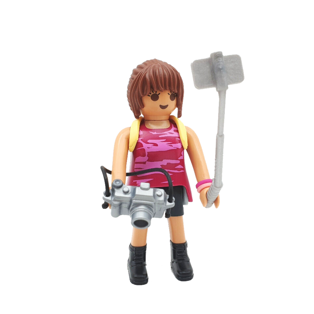 Playmobil - Turista con palo de Selfie - Sobres Sorpresa Serie 24 Chicas
