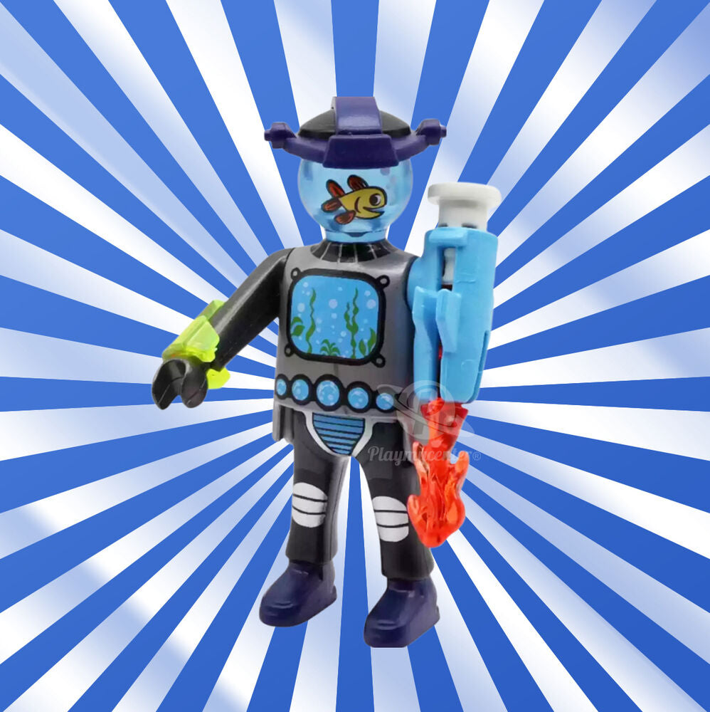 Robot de combate - playmobil - sobre sorpresa serie 27 nios