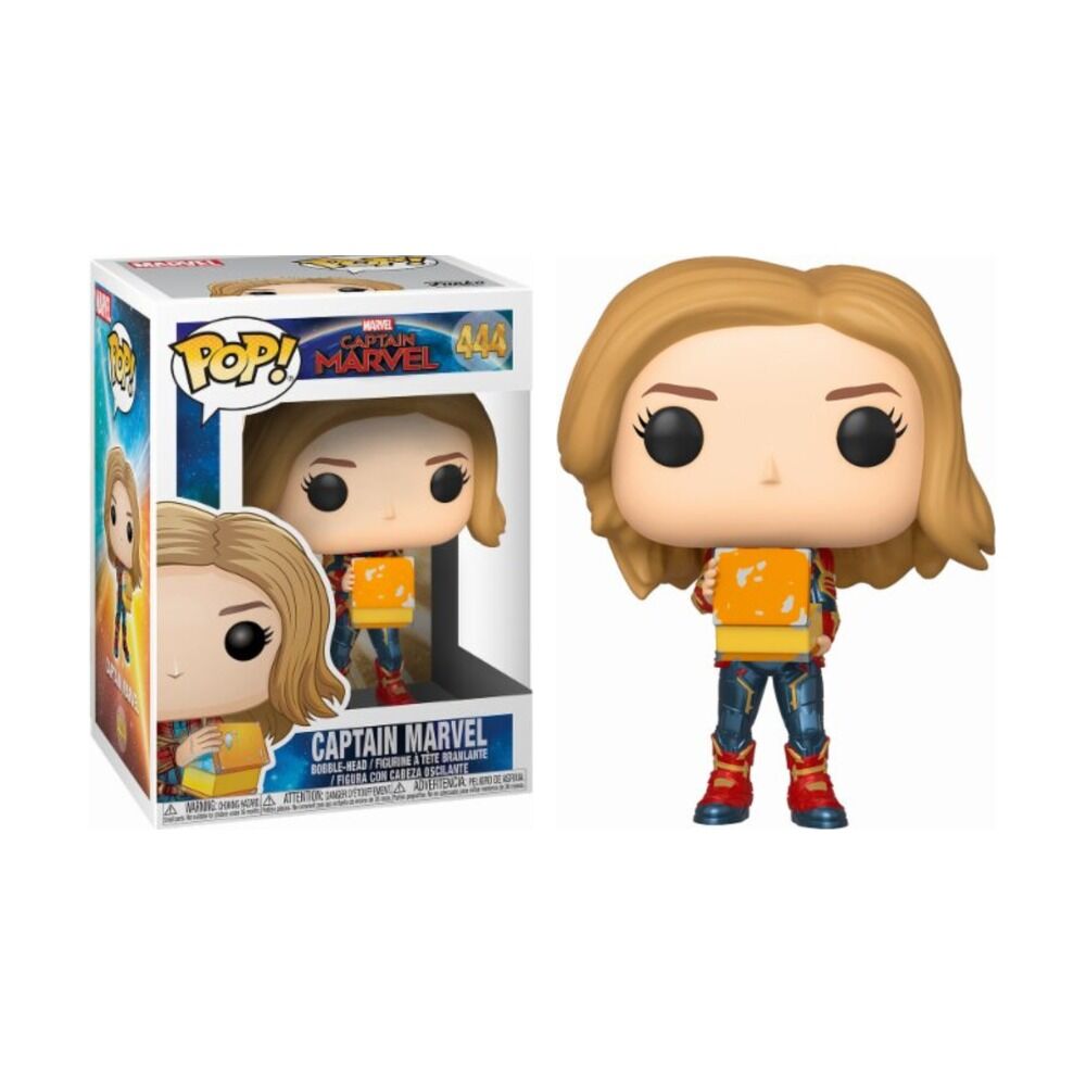 Funko pop! marvel - capitana marvel con almuerzo