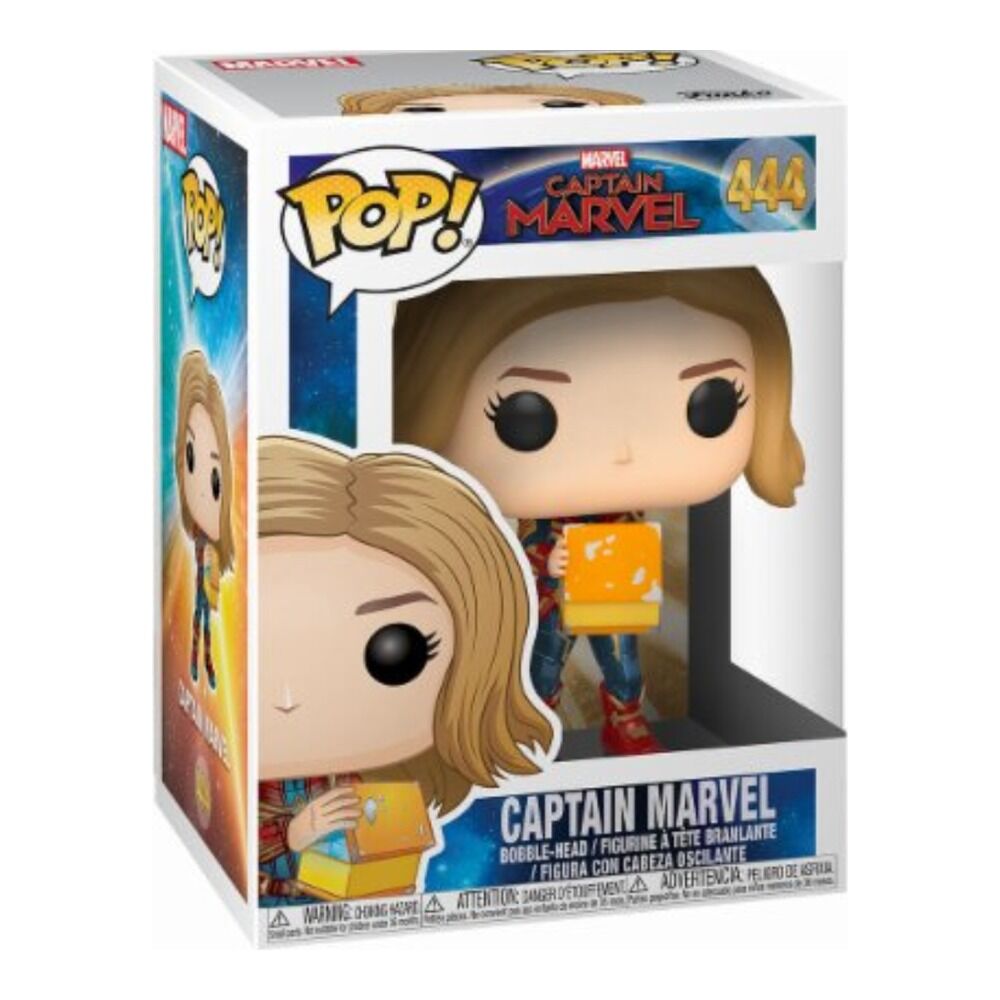 Funko pop! marvel - capitana marvel con almuerzo