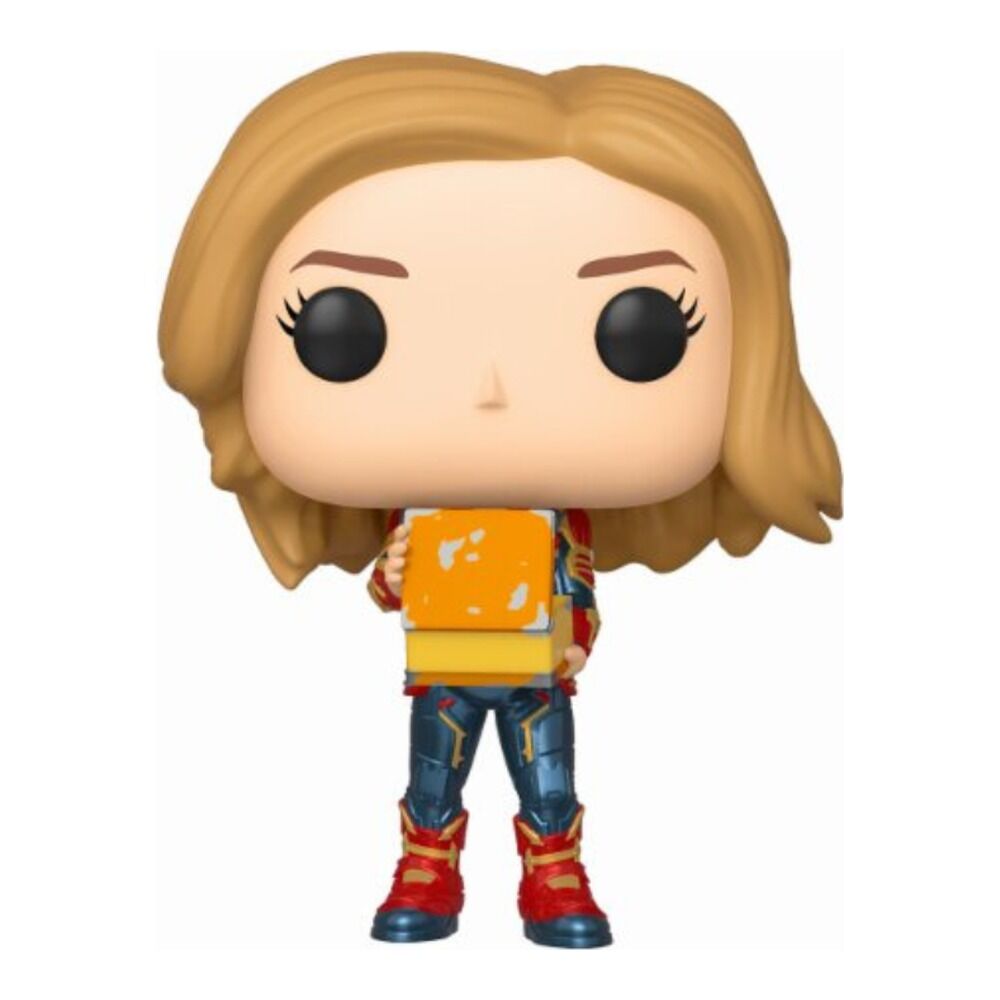 Funko pop! marvel - capitana marvel con almuerzo