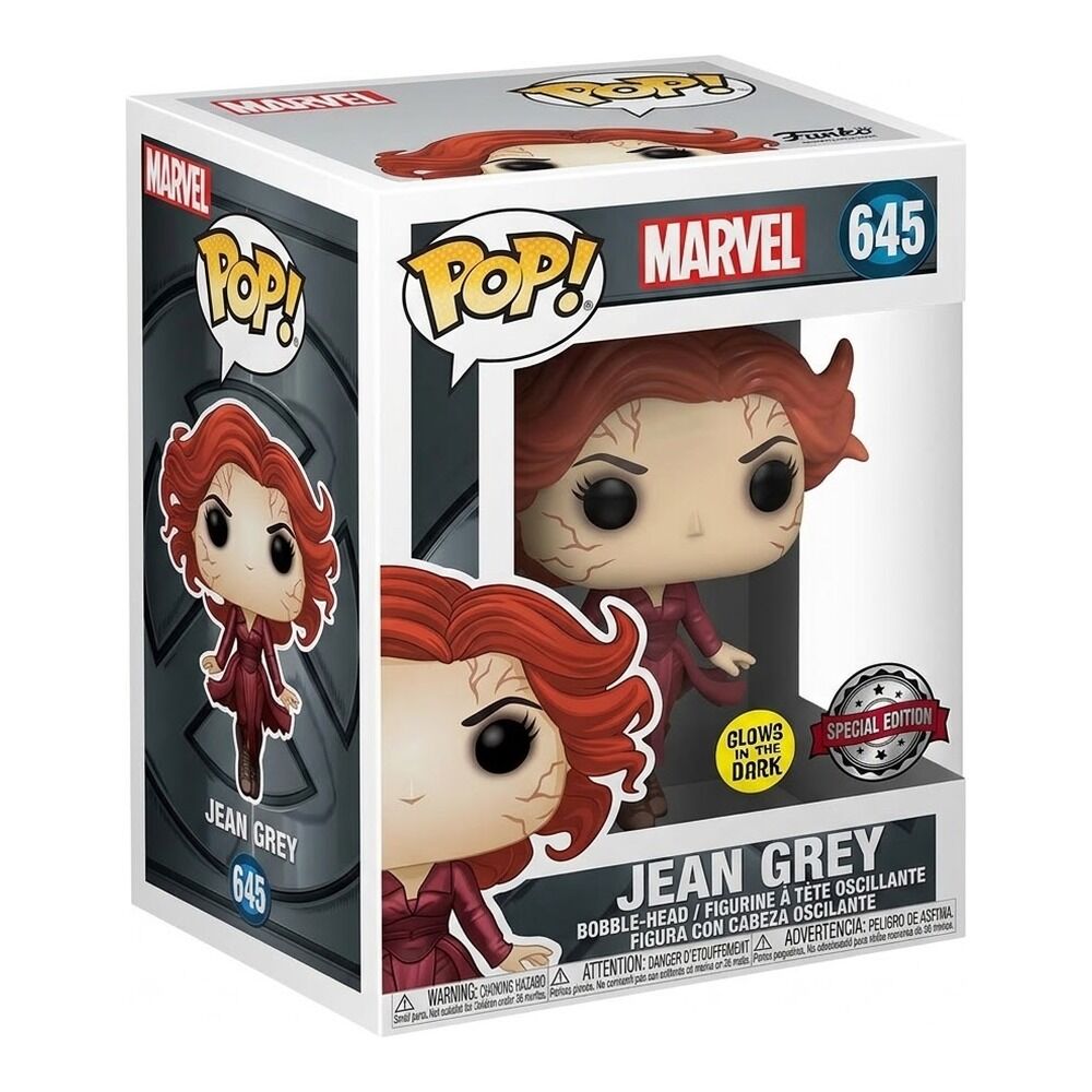 Funko pop! marvel x-men - jean grey (brilla en la oscuridad) exclusivo