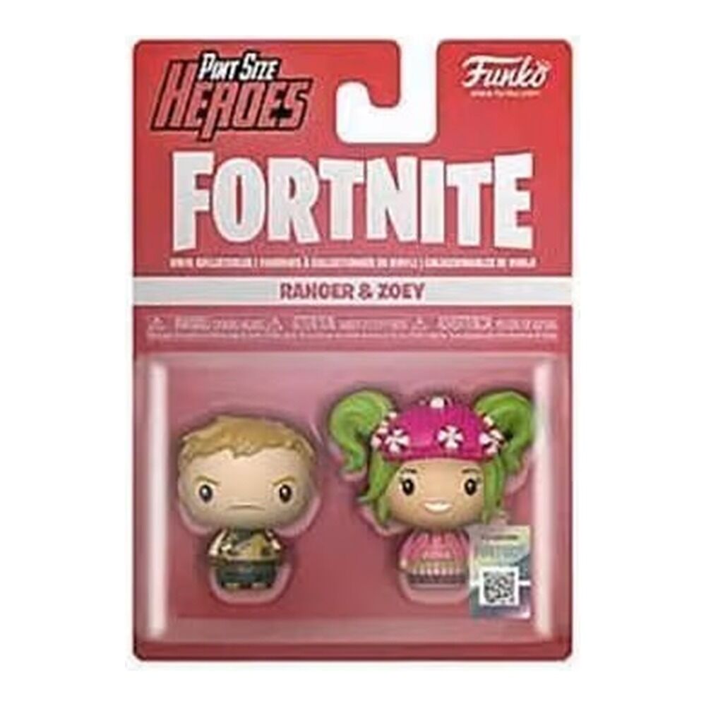Funko pop! pint size heroes - pack: fortnite figuras ranger & zoey