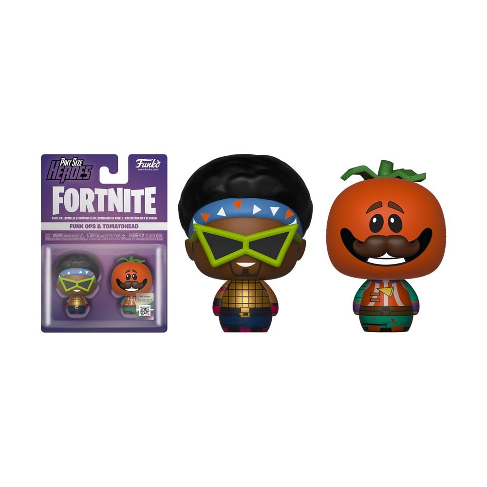 Funko pop! pint size heroes - pack: fortnite figuras funkops y tomatohead