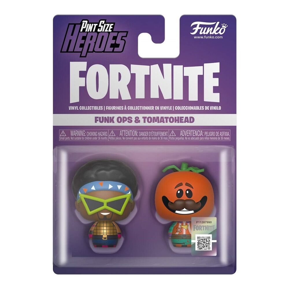 Funko pop! pint size heroes - pack: fortnite figuras funkops y tomatohead