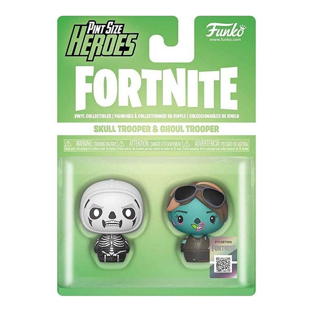 Funko pop! pint size heroes - pack: fortnite figuras skull trooper y ghoul trooper