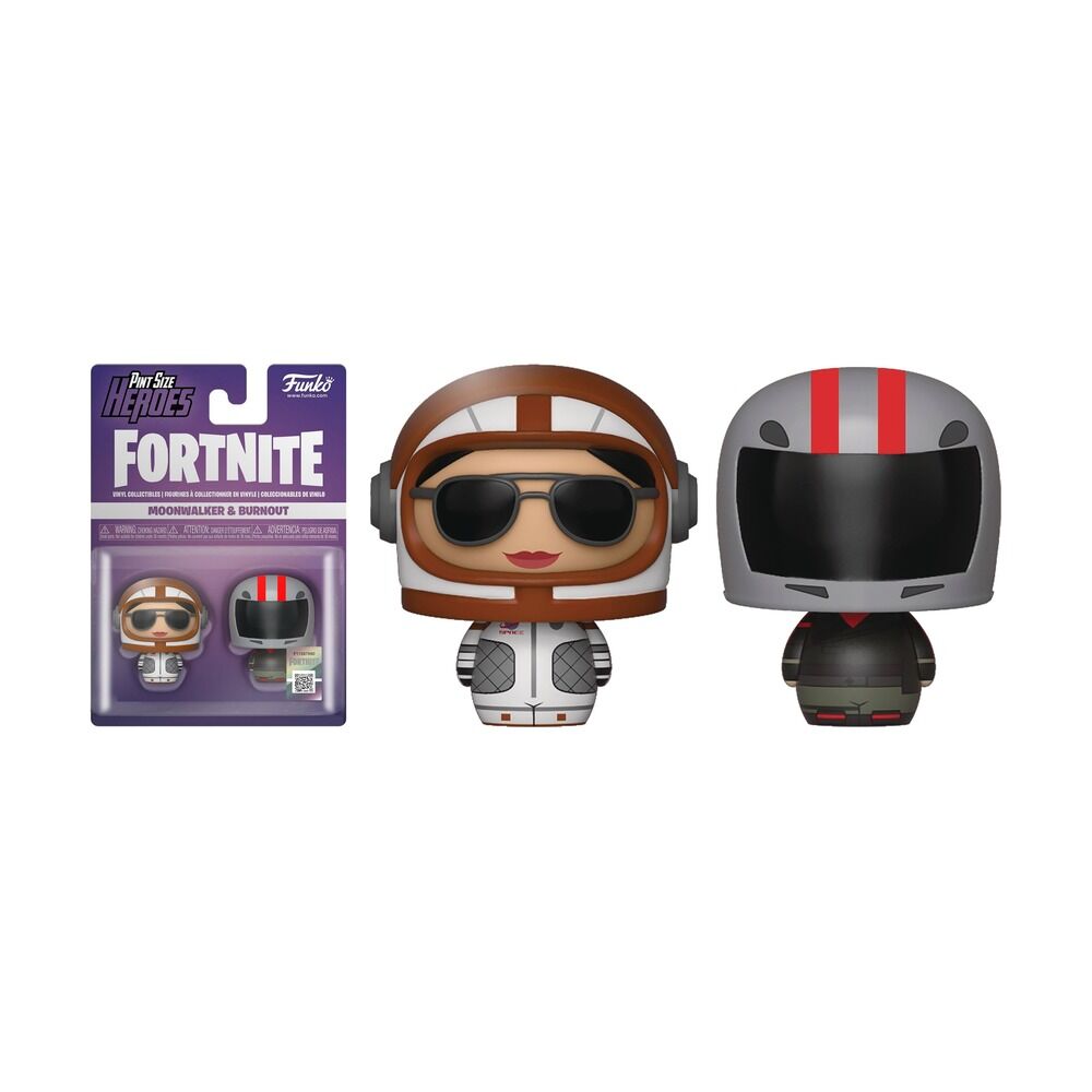 Funko pop! pint size heroes - pack: fortnite - figuras moonwalker y burnout