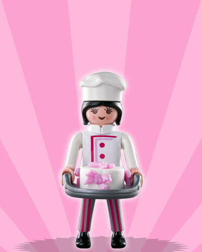 Cocinera - playmobil - sobre sorpresa serie 12 chicas