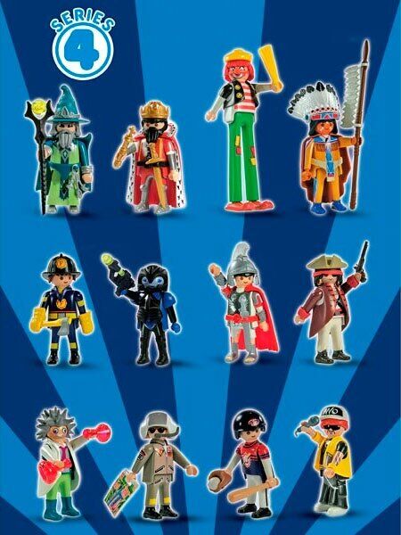 Playmobil 5284-5 sobre sorpresa serie 4 nios bombero