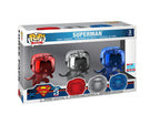 Funko pop! dc super heroes - 3-pack superman - exclusivo nycc18