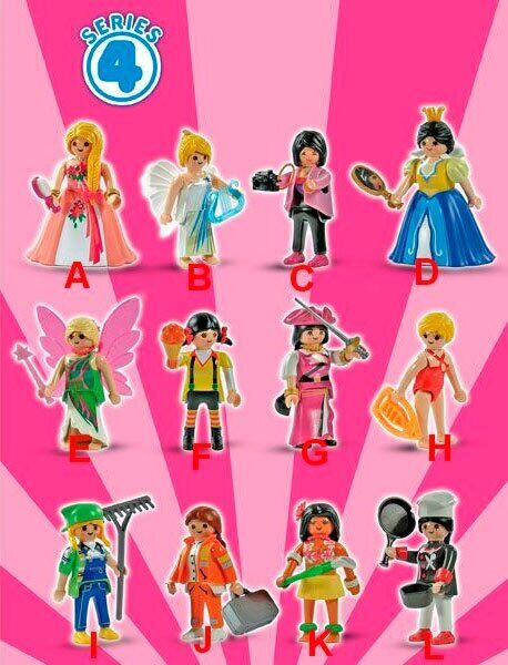 Playmobil 5285-7 sobre sorpresa serie 4 nias enfermera