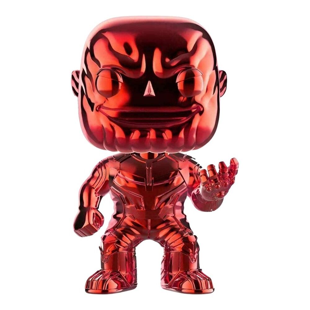 Funko pop! marvel vengadores: infinity war - thanos cromado rojo