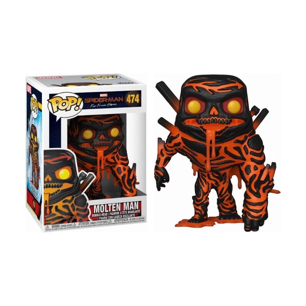 Funko pop! marvel spider-man: lejos de casa - molten-man