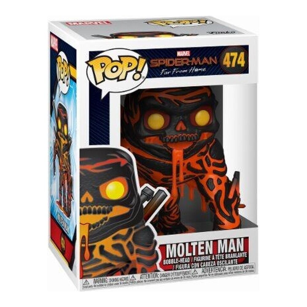 Funko pop! marvel spider-man: lejos de casa - molten-man