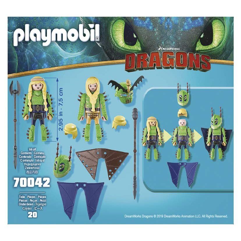 Playmobil 70042 chusco y brusca con traje volador