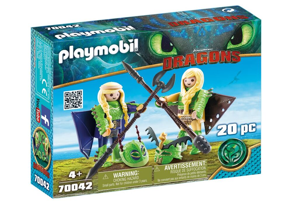 Playmobil 70042 chusco y brusca con traje volador