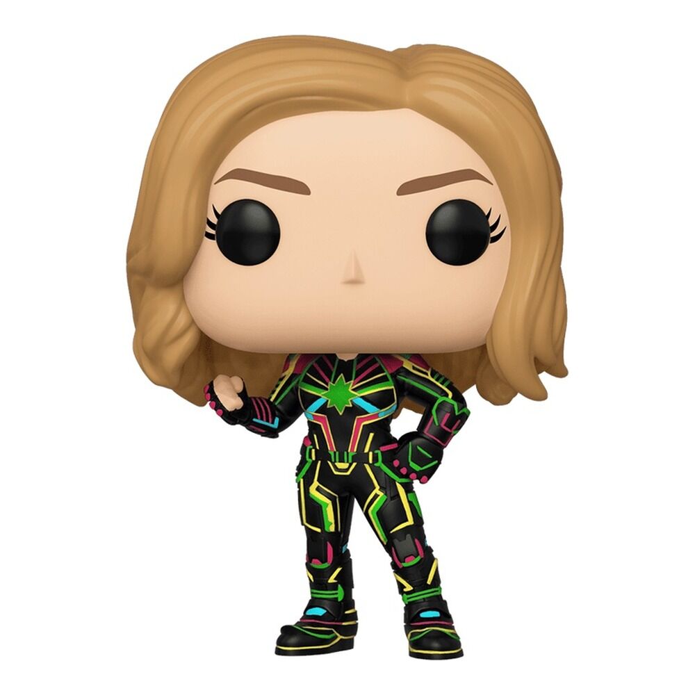 Funko pop! marvel - captain marvel con traje de neón