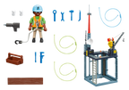 Playmobil - set de inicio construcción con grúa