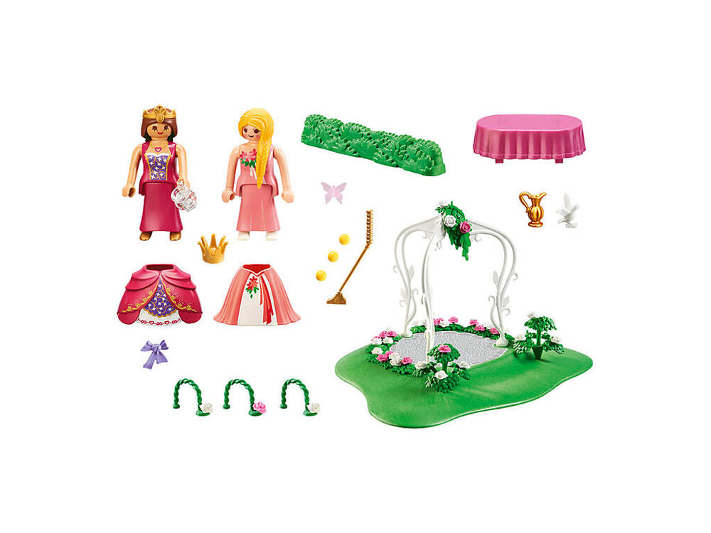 Playmobil - set de inicio jardín de la princesa