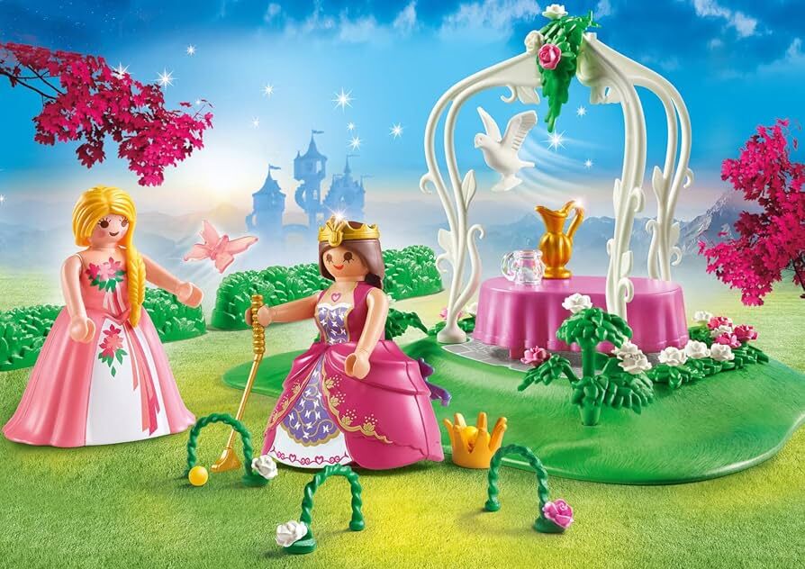Playmobil - set de inicio jardín de la princesa