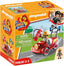 Playmobil - duck on call: mini-coche de bomberos