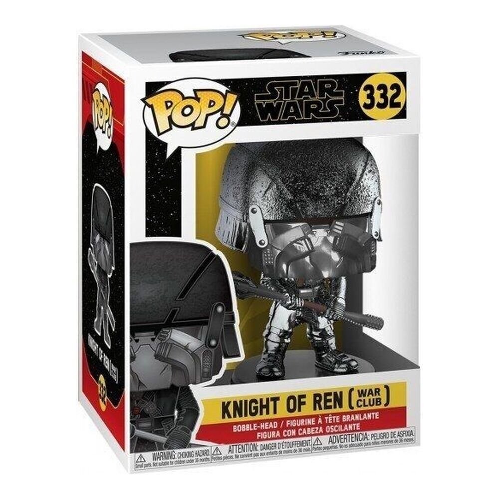 Funko pop! star wars: el ascenso de skywalker - knight of ren (maza de guerra)
